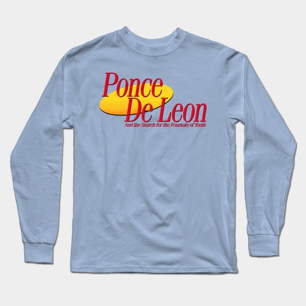 Now Showing: Ponce De Leon Long Sleeve T-Shirt by ModernPop